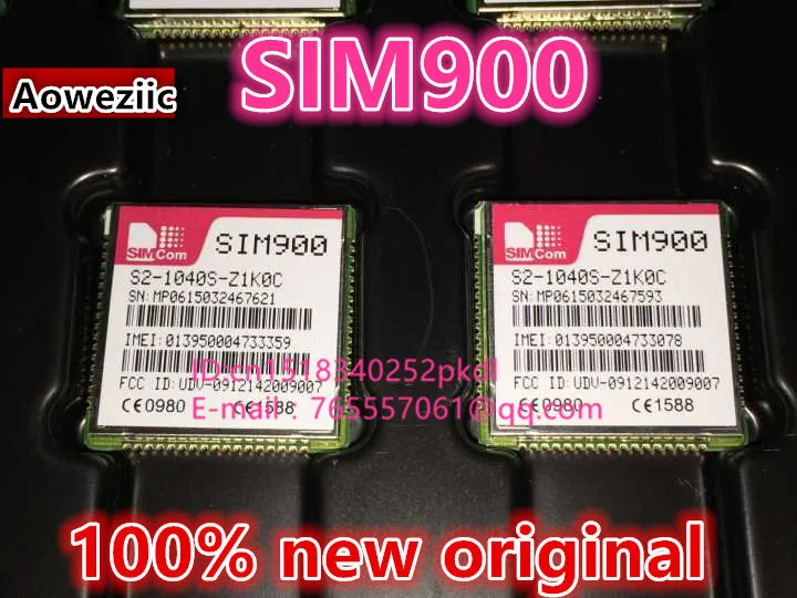 100% Новый оригинальный SIM900 quad band gsm/gprs модуль микросхема|chip gsm|chip modulechip ic |