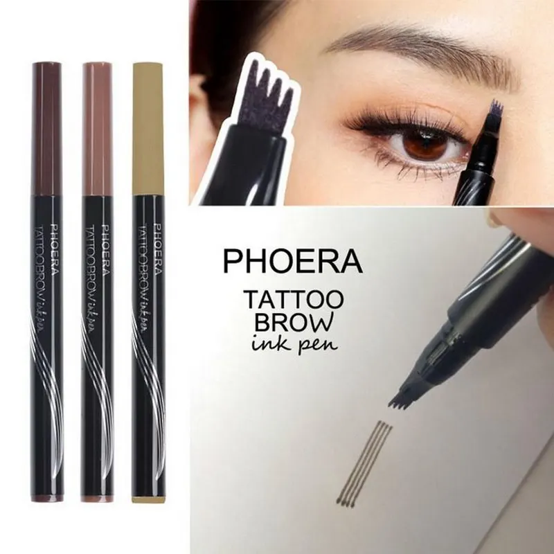 PHOERA High end расческа для увеличения бровей Макияж автоматическая ручка татуажа