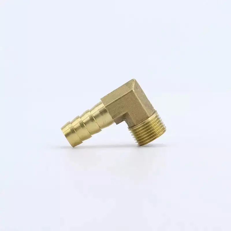 2 шт. шлангов I/D 6/8/10/12 мм x 1/2 &quotBSP штыревой резьбовой локоть латунный муфта