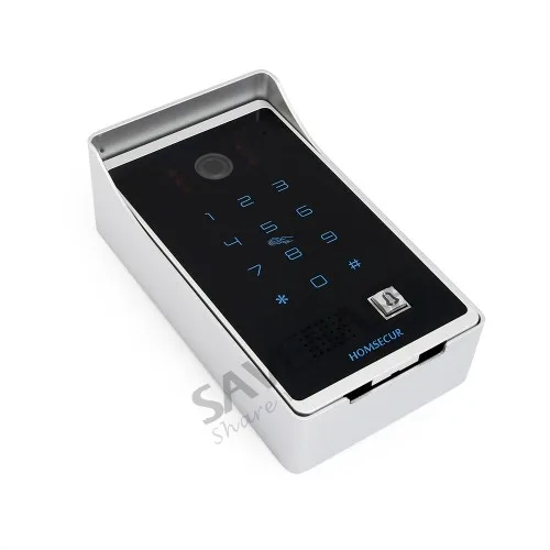 HOMSECUR 7&quot Video&ampAudio Smart Doorbell with Password &amp ID Access for House/Flat BC081+BM717-S | Безопасность и защита