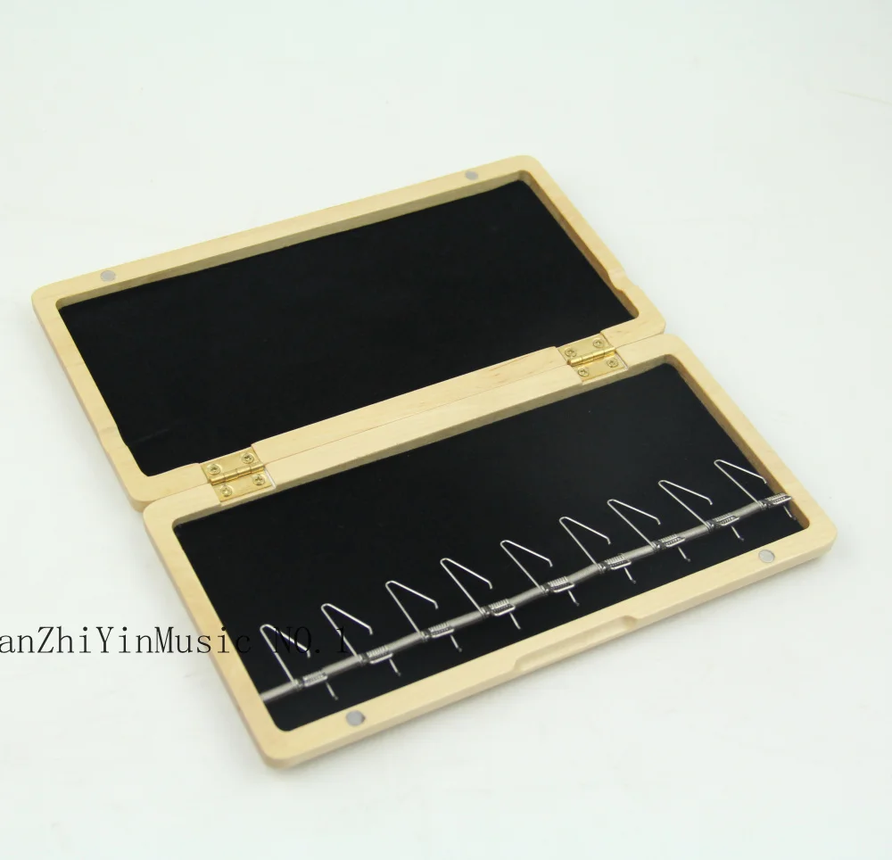 

1pcs Excellent Wooden Bassoon reed case hold 9 pcs reeds Strong