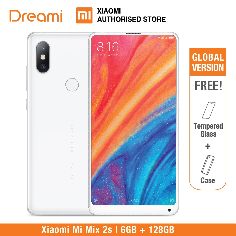 Глобальная версия Xiaomi mi x 2 s 128 ГБ Встроенная память 6 Оперативная (1 год гарантии