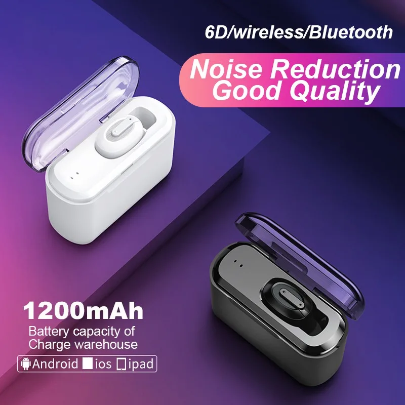 Bluetooth наушники гарнитура TWS Ture беспроводные 5 0 с микрофоном мини