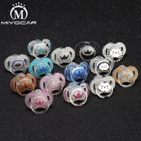 miyocar 12 colors bling crystal rhinestone baby pacifier nipples dummy cocka chupeta pacifier unique gift