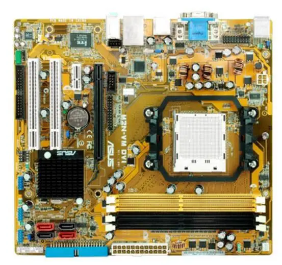 Разъем AM2 для ASUS оригинальная б/у настольная материнская плата DDR2 USB2.0 SATA2 |