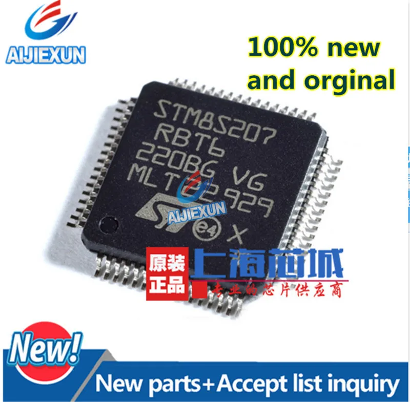 

5 шт. 100% новый и оригинальный STM8S207RBT6 STM8S207RBT6C LQFP64 в наличии