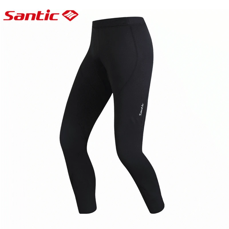 

Брюки Santic мужские с подкладкой, теплые спортивные уличные велосипедные штаны для горных велосипедов, штаны, 4D Pad M6C04080H, для зимы и осени