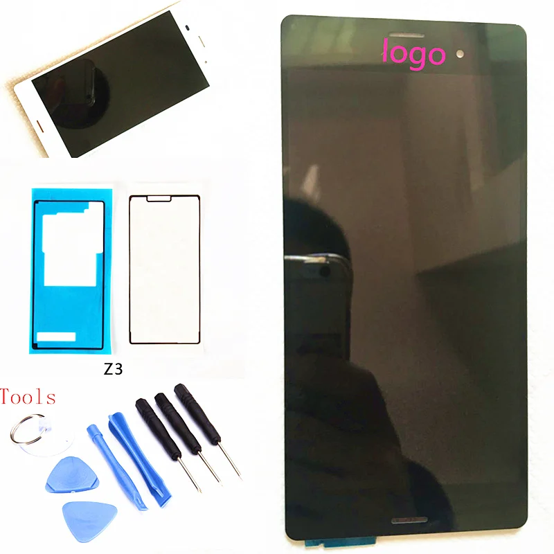 ЖК дисплей 5 2 дюйма сенсорный экран для SONY Xperia Z3 черный и белый цвета D6603 D6653 Замена