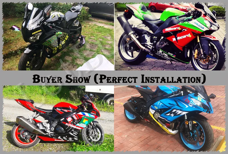 Мото литье под давлением мотоцикл обтекатель комплект подходит для Kawasaki ZX12R ZX-12R ZZ-R1400 2012- 12-15 кузов обтекатели