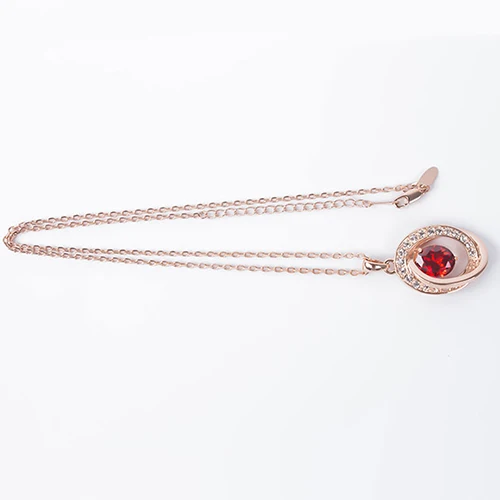 Women Fashion Oval Rhinestone Pendant Chain Necklace Hook Earrings Jewelry Set | Украшения и аксессуары