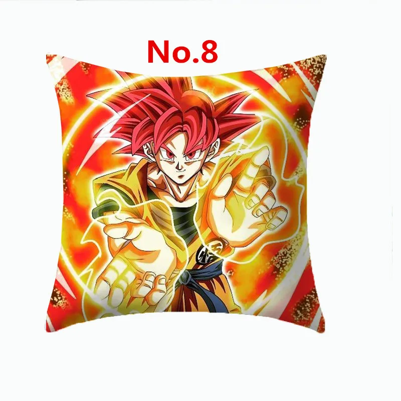 18x18 дюймов DBZ печать полиэфирная наволочка для подушки домашние декоративные