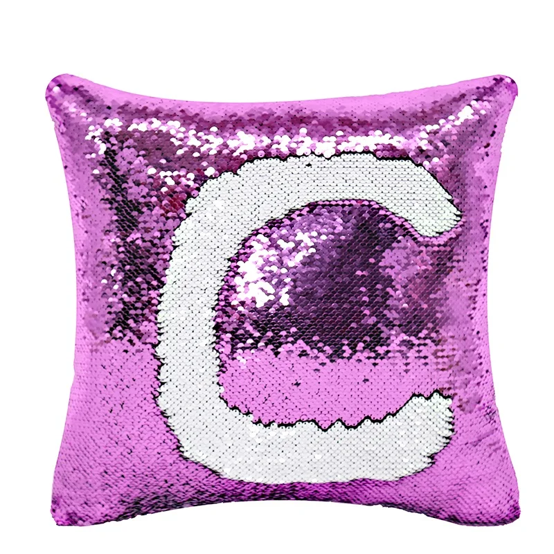 Новейшая модель Sequin подушка для сублимации 40 х см Одежда высшего качества блеск