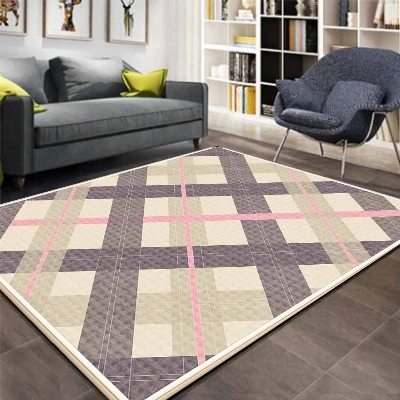 

Else Pink Brown Plain Navy Blue Gray Geometric 3d Print Non Slip Microfiber Living Room Decorative Modern Washable Area Rug Mat