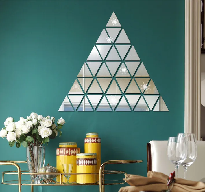 100 шт./пакет любовь мозаика Trigon с украшением в виде кристаллов акриловая