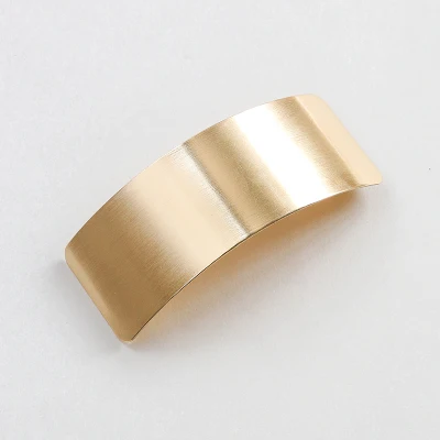 Rectangle-gold Женская металлическая заколка для волос в европейском и американском стиле, заколка для волос с геометрическим рисунком, заколка для волос с хвостиком, аксессуары для волос для девочек - Цвет: Rectangle-gold