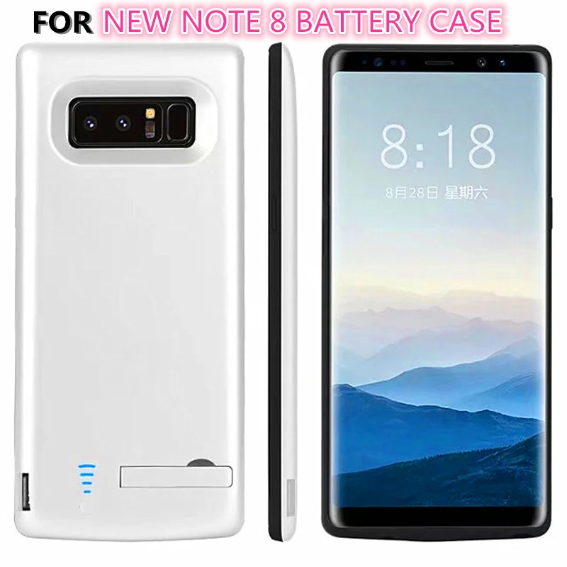 6500 мАч Батарея Зарядное устройство чехол для samsung Galaxy Note 8 случае Мощность Bank