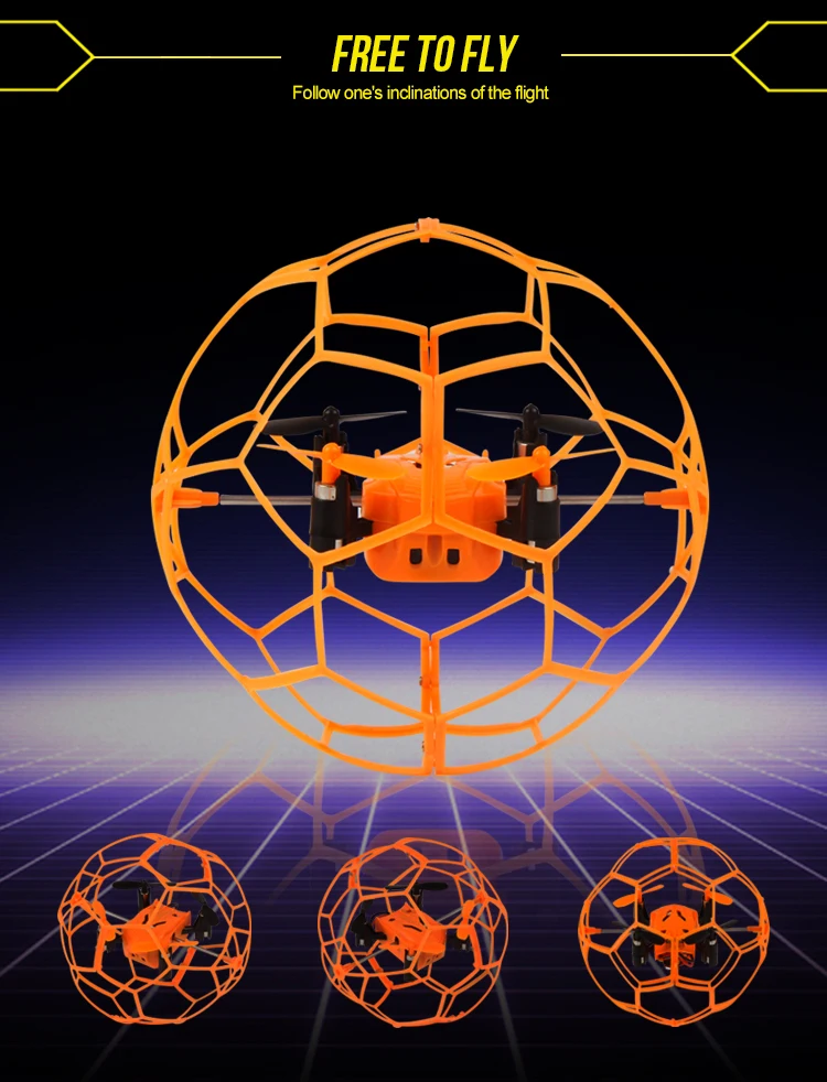 Мини-Дрон Spheroidal RC дроны защитный чехол 3D флип RC мяч 2,4 ГГц Rc Квадрокоптер Безголовый режим игрушки вертолет защитный чехол
