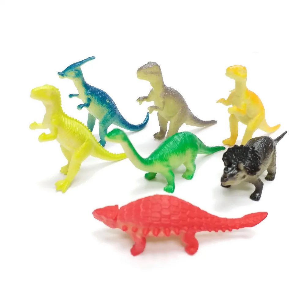 

Lot of 100 pc Dinosuars 6cm Boys Kids Child Game 7 Styles Pinata Gift Birthday Party Favors Gift Novelty Capsule Vending Machine