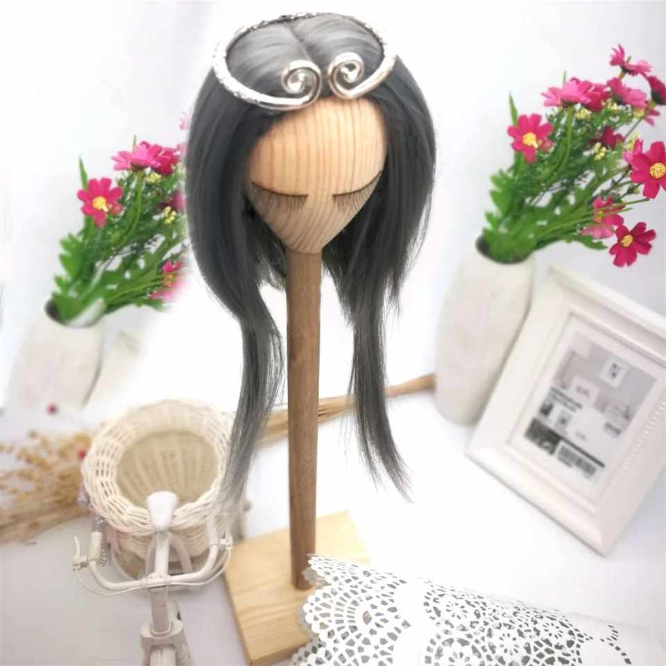 Короткие парики для куклы Cateleya Straigst 1/3 из высокотемпературного волокна BJD - Цвет: nainaihui