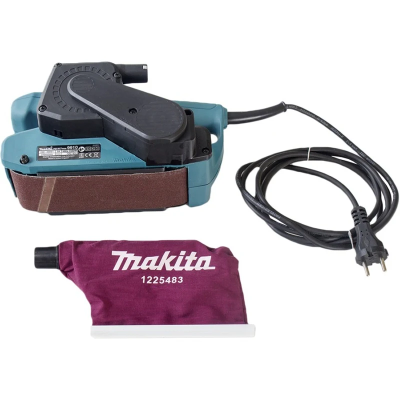 Машина шлифовальная ленточная Makita 9910 (мощность 650 Вт Скорость ленты 270 м/мин.