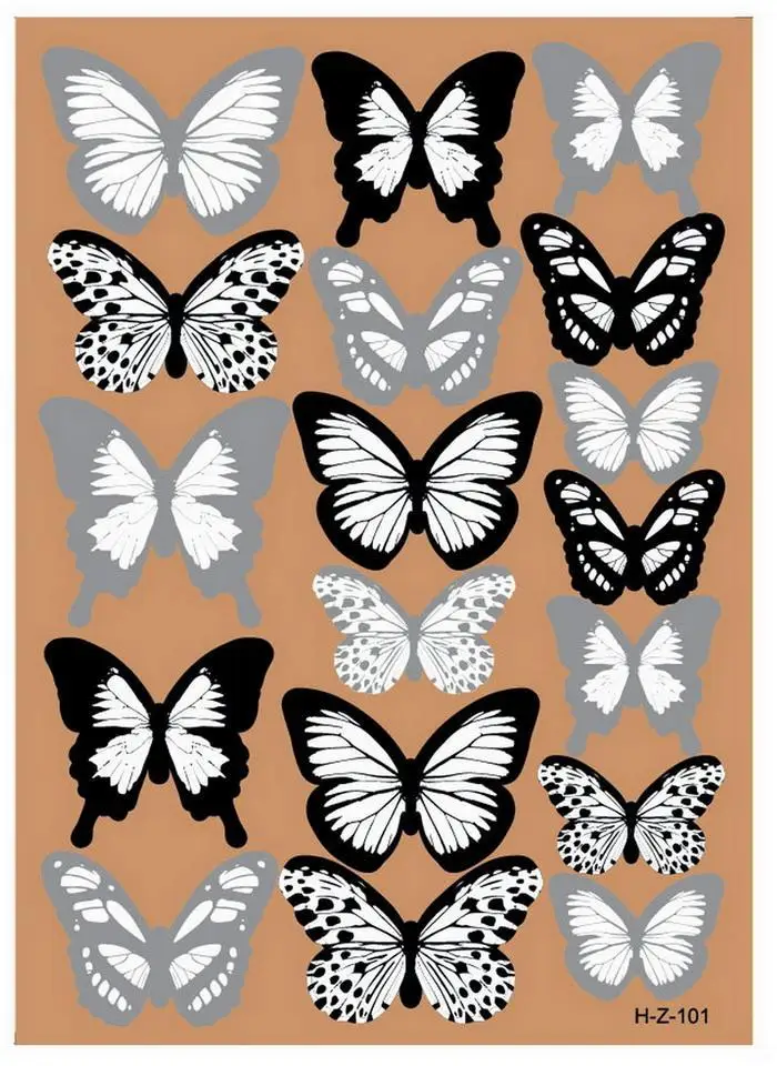 18 шт. Светящиеся Настенные наклейки 3D butterfys домашний декор DIY зеленые слабые