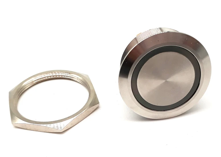 

30mm Momentary or Latching type Waterproof Stainless Steel Push Button With 6 Pin NO NC Illuminated Switch