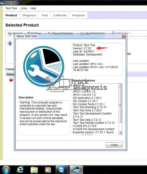 Установленный ноутбук Toughbook CF19/cf52 Премиум технологический инструмент PTT 2.7.85 VCADS Pro