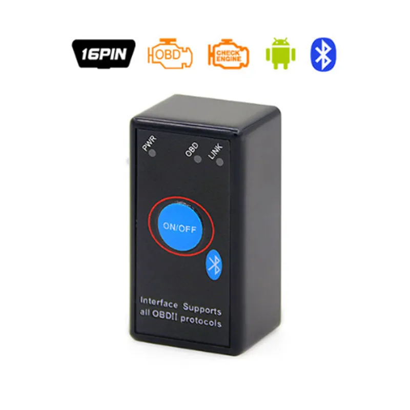 

Bluetooth ELM327 V1.5 ELM 327 Firmware V1.5 Obd2 Diagnostic Tool with Switch