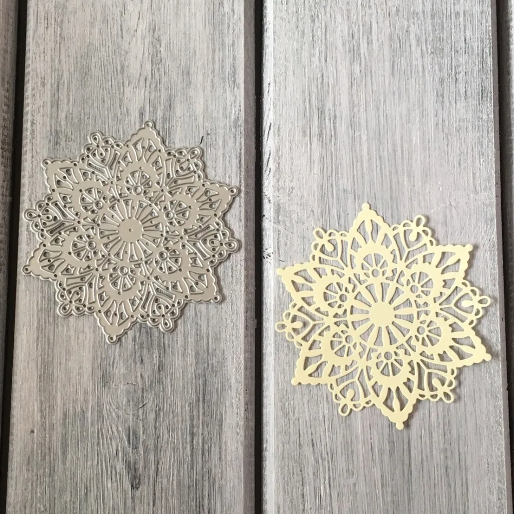 Артскрап Этника Doily металлические режущие штампы трафареты для поделок Скрапбукинг карты декоративное ремесло тиснение высечки | Искусство: 32