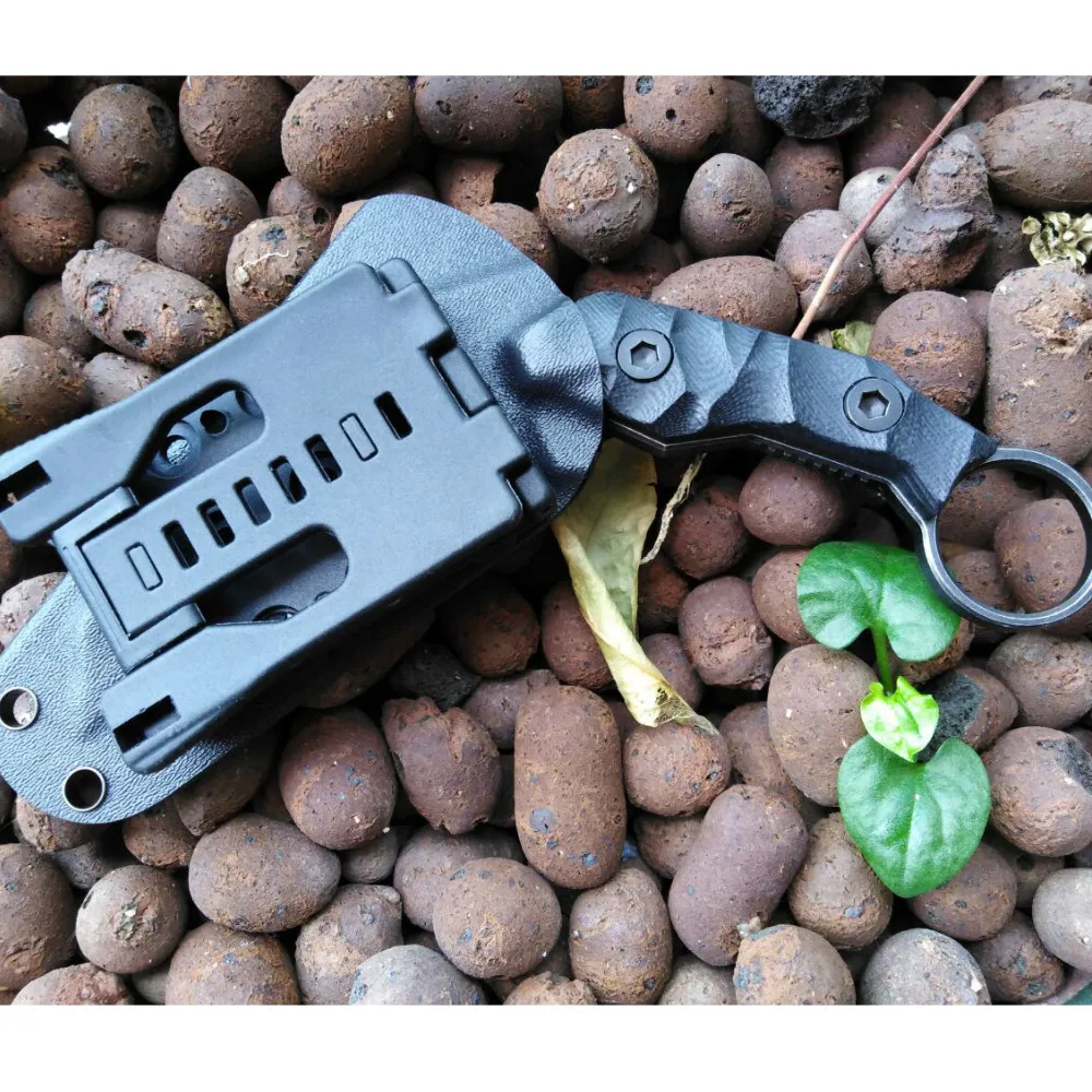 Тактический нож Karambit для кемпинга, выживания, охотничьи ножи, многофункциональные инструменты D2 лезвия с оболочкой Kydex