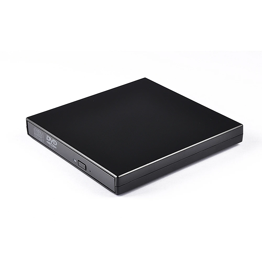 Внешний оптический привод Deepfox usb 2 0 DVD комбинированный с функцией записи для ПК Mac