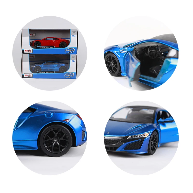Maisto 1:24 2018 ACURA NSX автомобиль литье под давлением Новое поступление Модель