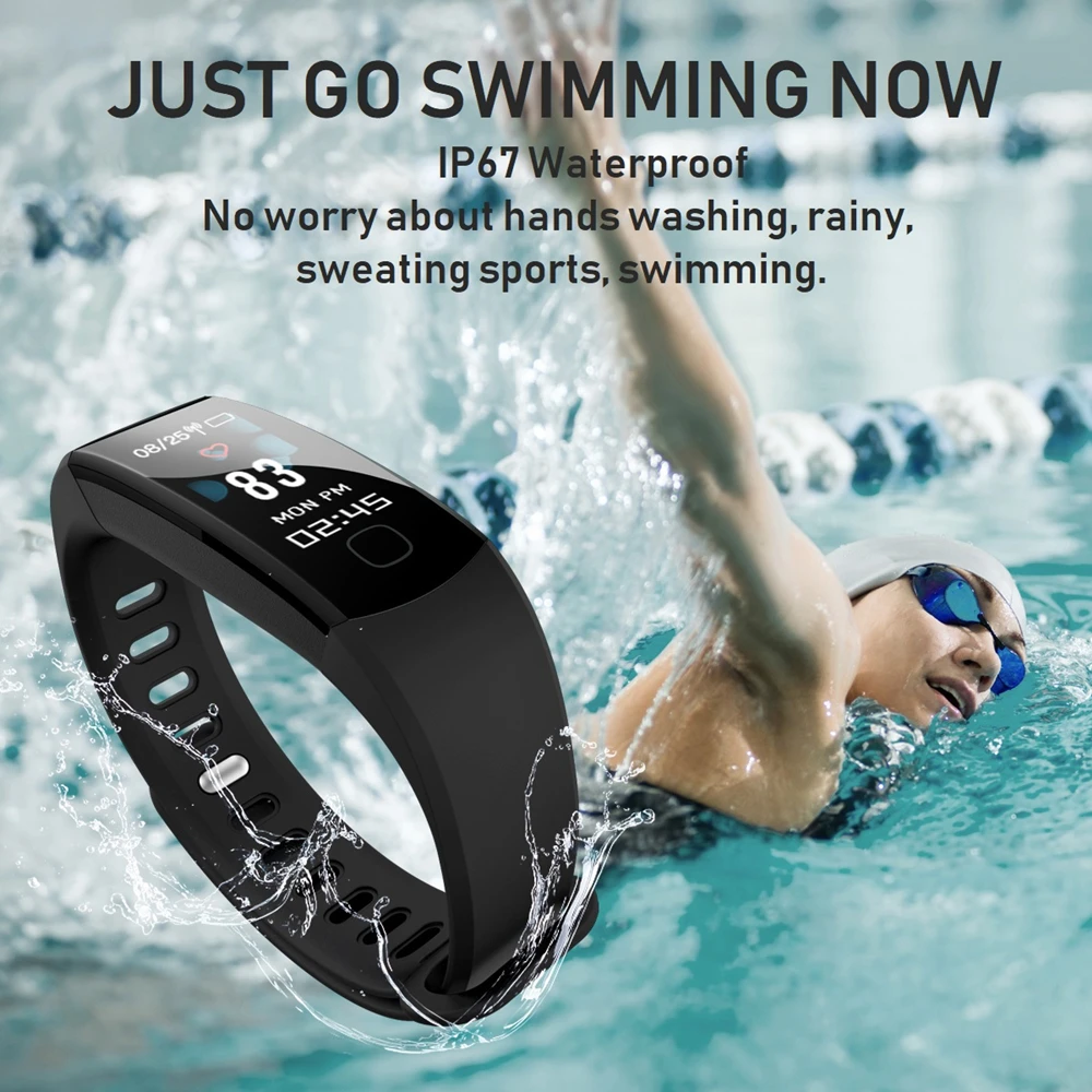 L8STAR R8C Фитнес трекер умный Браслет реального времени частоту сердечных