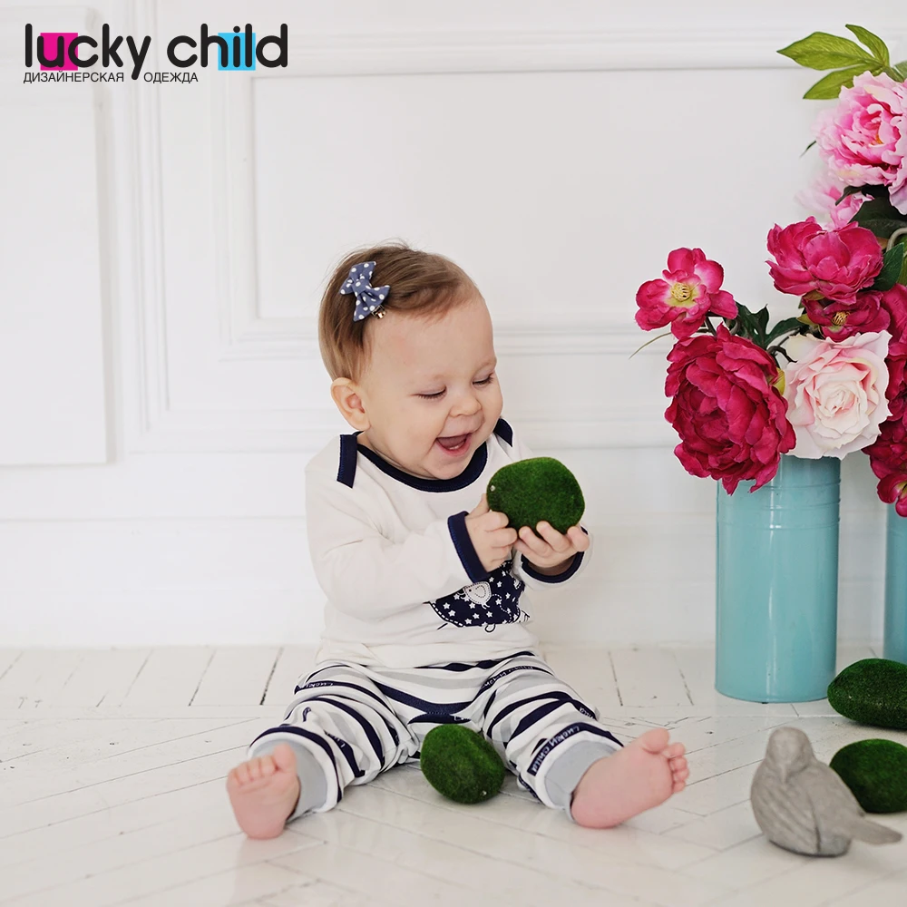 Штанишки комплект Lucky Child арт. 30-169 (Котики) [сделано в России доставка от 2-х дней] |
