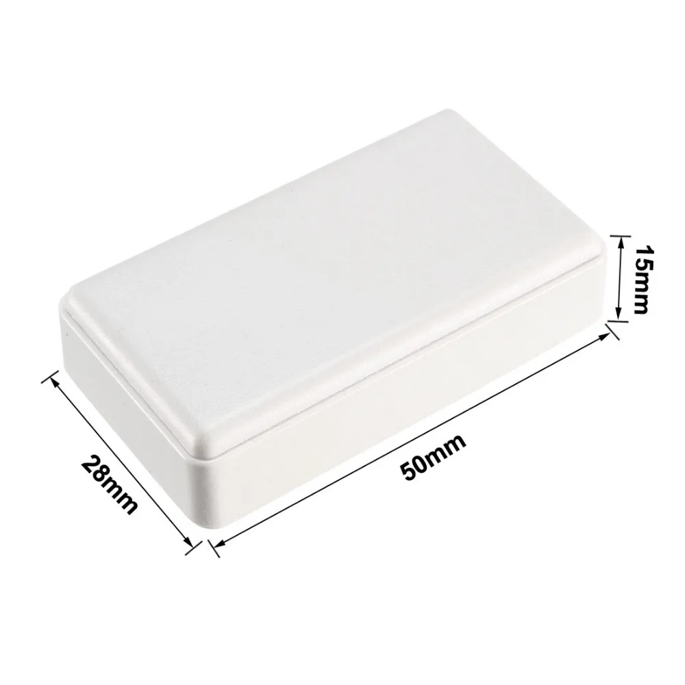 Uxcell 6 шт./лот 1 97x1 1x0 59 дюйма/50x28x15 мм сделай сам белый АБС-пластик электронная