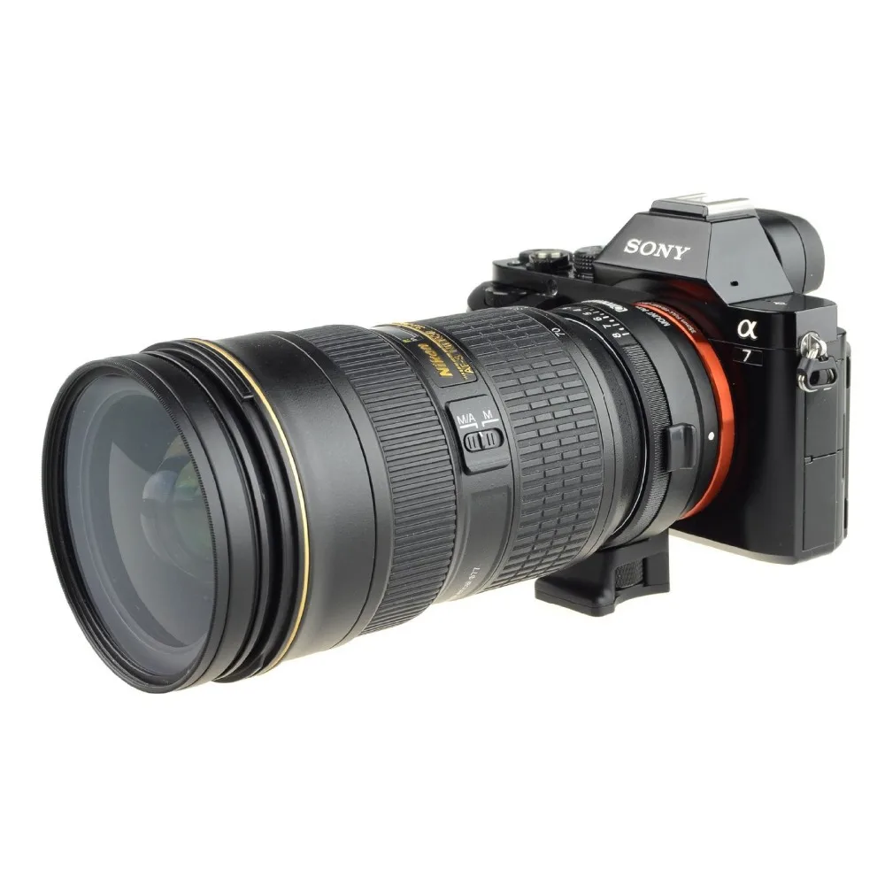 NF-NEX объектив Адаптер штатива кольцо диафрагмы для Nikon F AF-S AI G Lens sony E Камера A9 A7M3 a7 III A7RII A6500 A6400