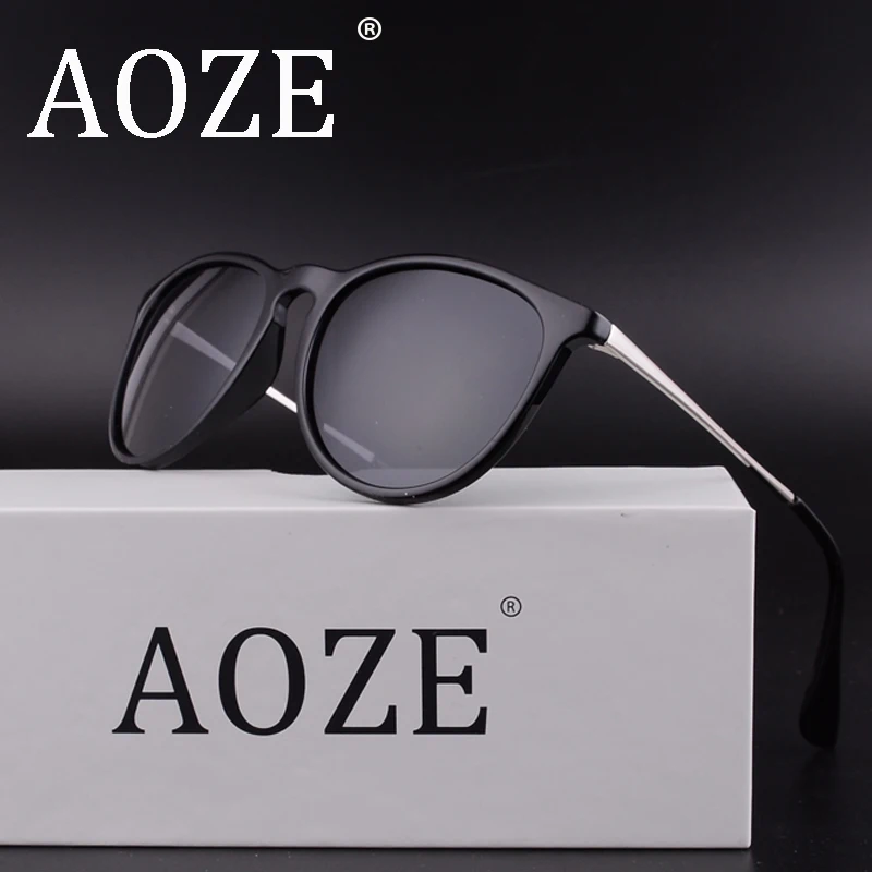 2017 aoze брендовые дизайнерские женские поляризационные Солнцезащитные очки для