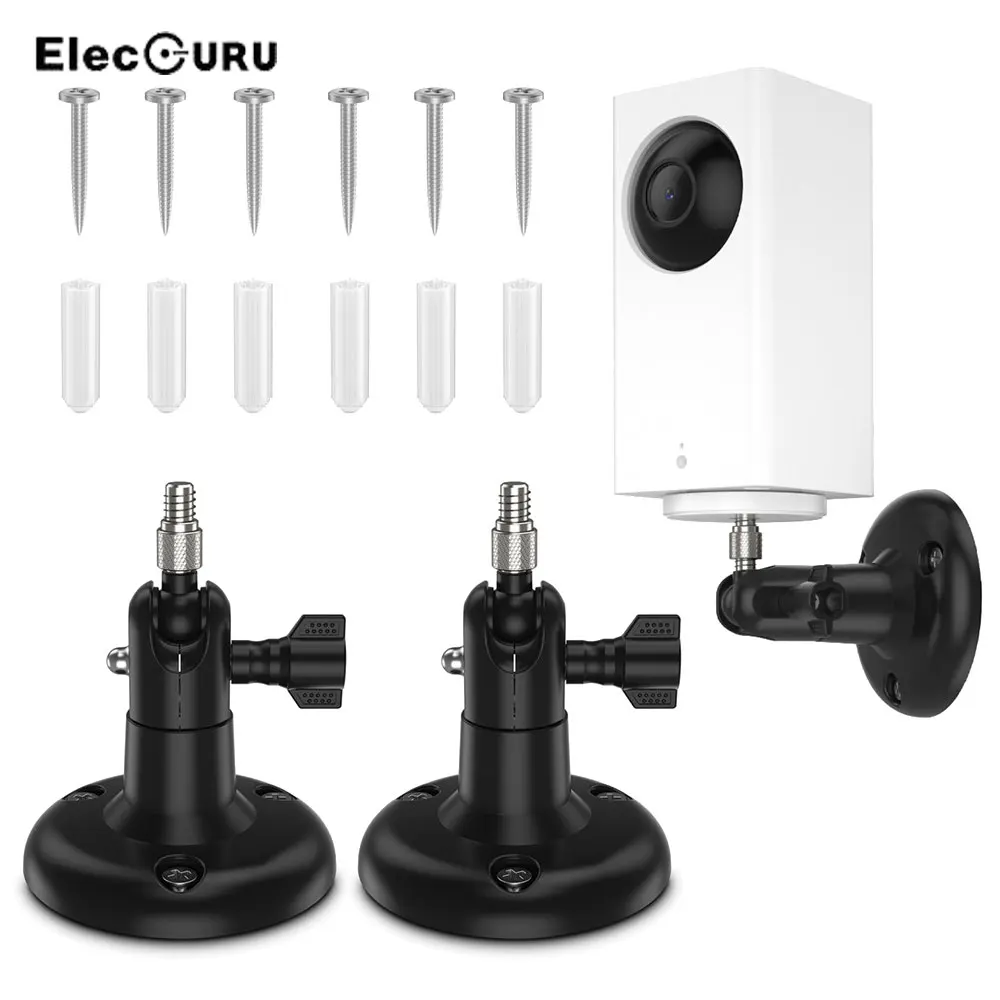 2 шт. Поворотный Настенный Держатель для Wyze Cam Pan/Arlo Pro 2/Pro/Ultra/HD/GO камеры внутреннего
