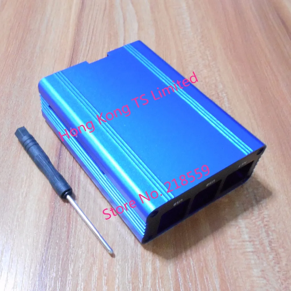 Алюминиевый Чехол для Raspberry Pi 3 металлический корпус из алюминиевого сплава