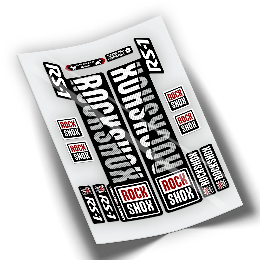 Stickers Rockshox RS-1 2019 WP245 bicycle bike MTB mountain | Спорт и развлечения