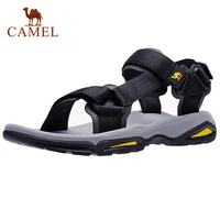 camel mens sandals strap athletic men shoes waterproof hiking walking beach outdoor summer male footwear