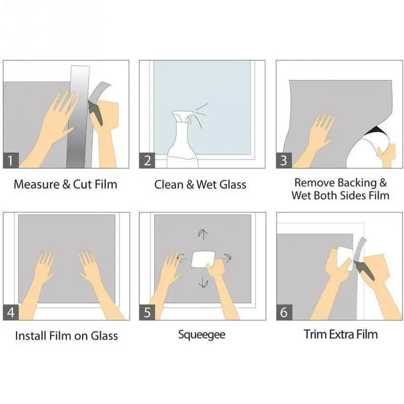 Модная самоклеящаяся оконная пленка матовая белая полосатая стеклянная