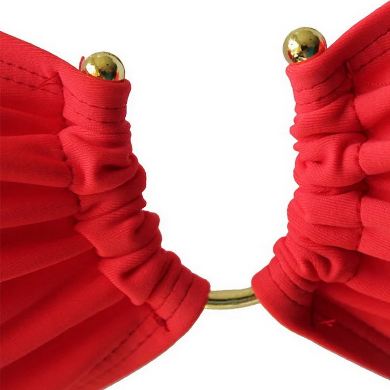 2019 летний сексуальный купальник без бретелек комплект бикини с открытыми