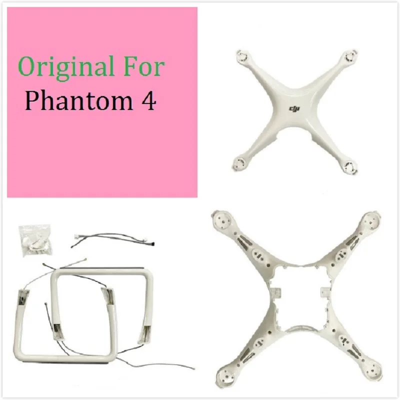 100% оригинальный корпус Phantom 4 Верхняя Нижняя часть корпуса шасси для DJI Phontom