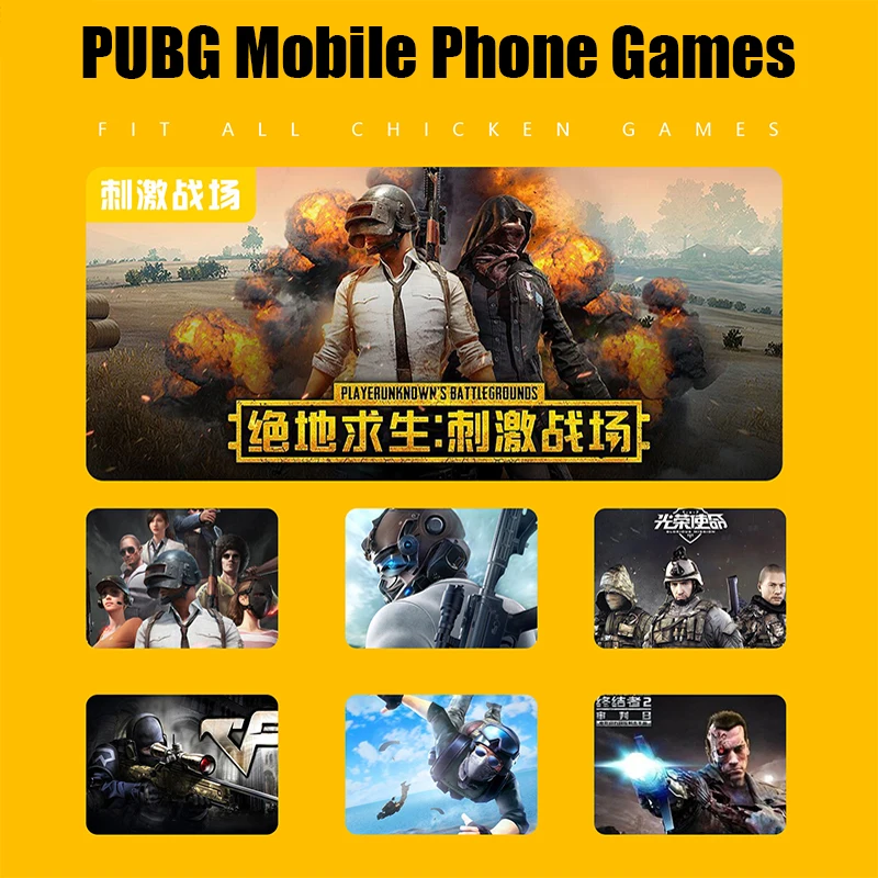 Синий Акула PUBG игровой контроллер геймпад джойстик L1 R1 металлическая кнопка пуска Бесплатный огонь стрельба геймпад для IOS Android мобильный телефон