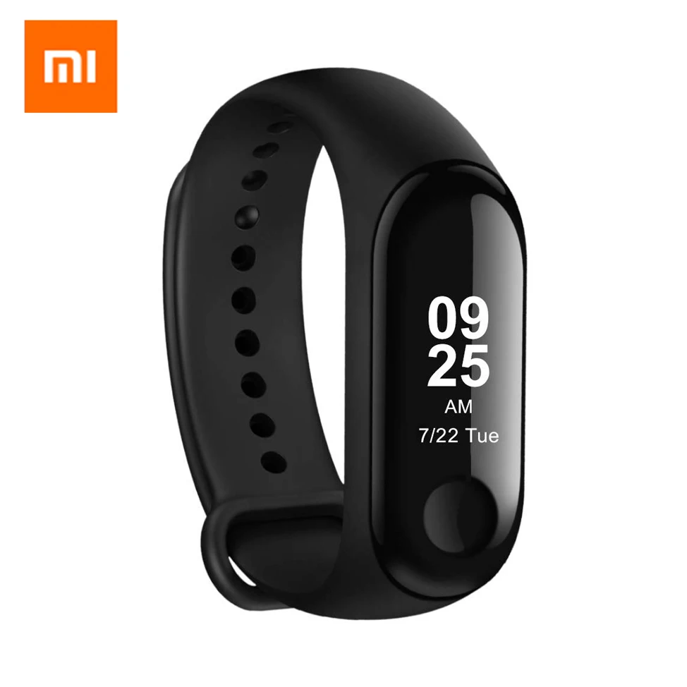 Xiaomi Mi Band 3 умный Браслет фитнес трекер монитор сердечного ритма мгновенное