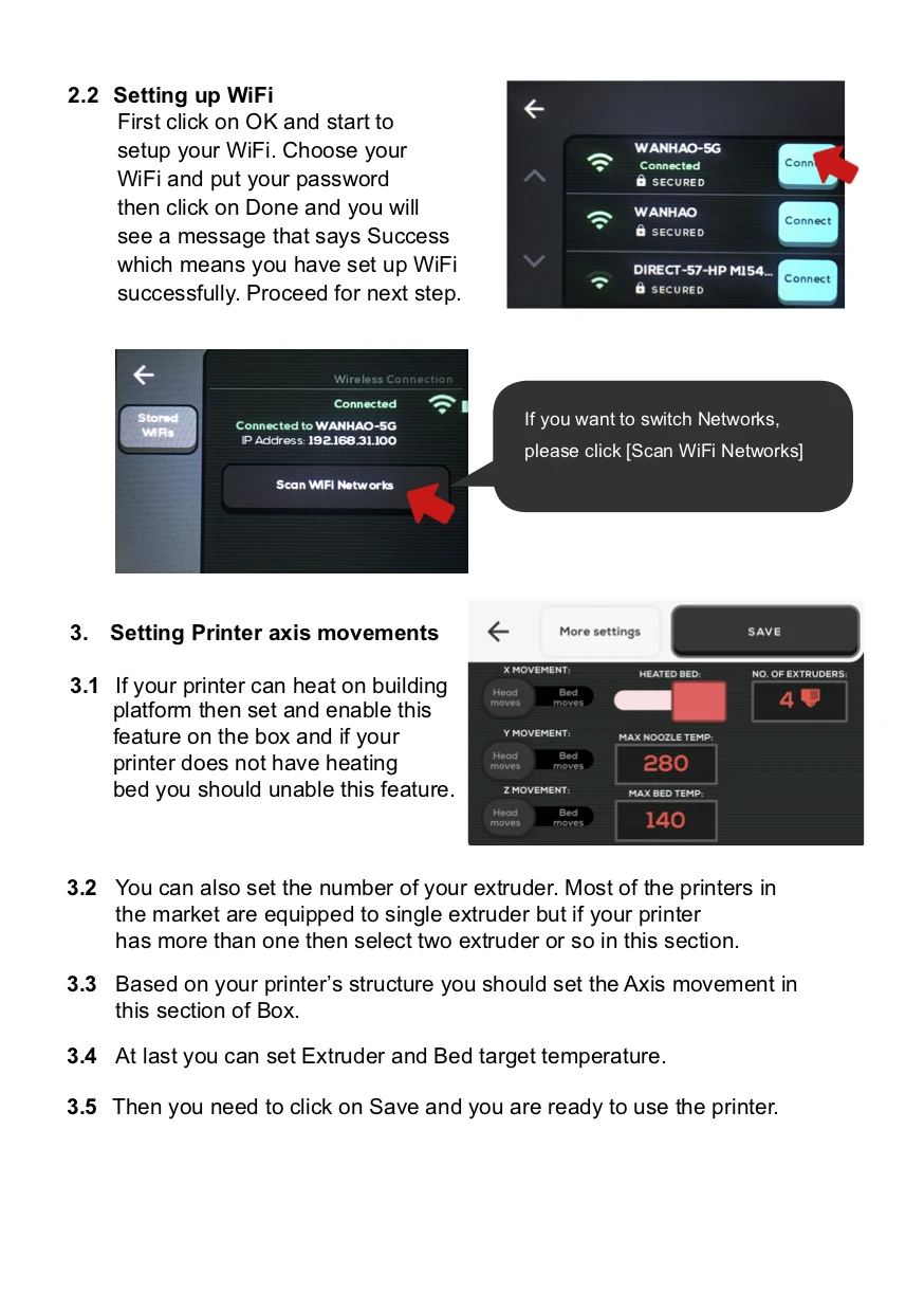 Wanhao Astroprint Box REV1.0 astrobox touch wifi