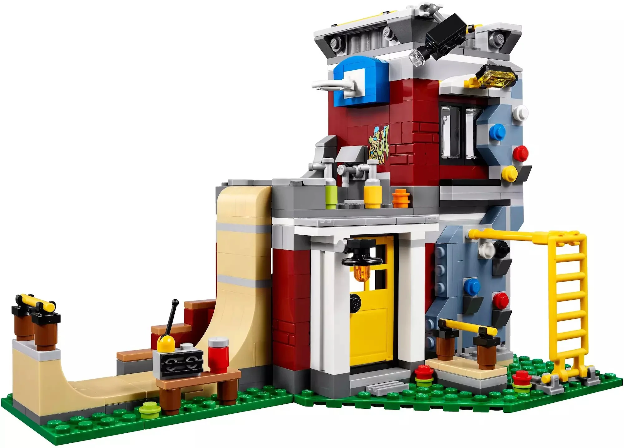 Legoings 3 в 1 модульный кататься на коньках дом строительные блоки комплект 31081