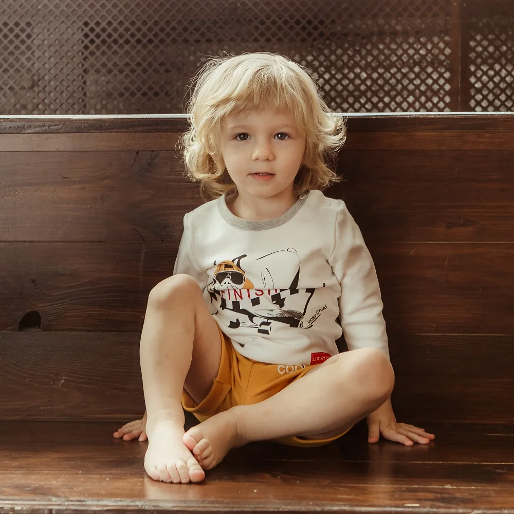 Кофта Lucky Child арт. 44 13 (Крутой парень) [сделано в России доставка от 2 х