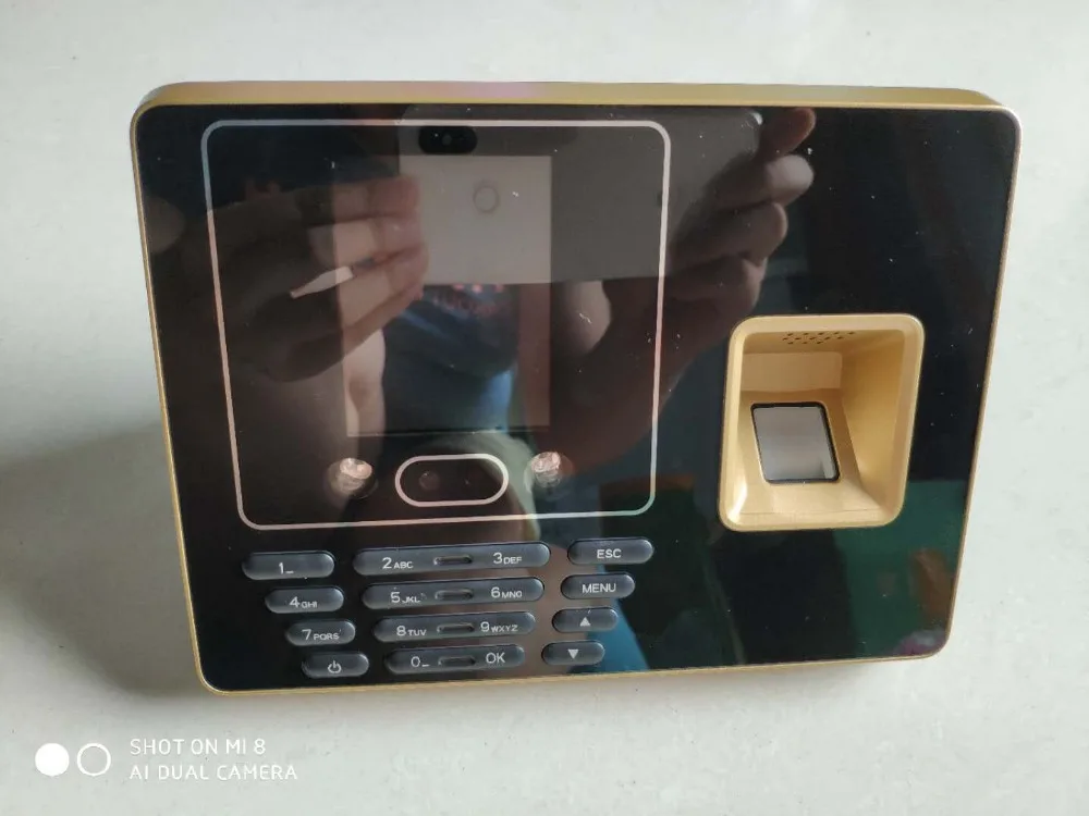 Facial Recognition Terminal Face PASSWORD Employee Time Attendance Clock Check in Out Detection Biometric Tracking | Безопасность и